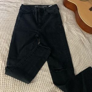 Black High Waist Skinny Jeans